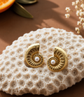 Nautilus Pearl Earring