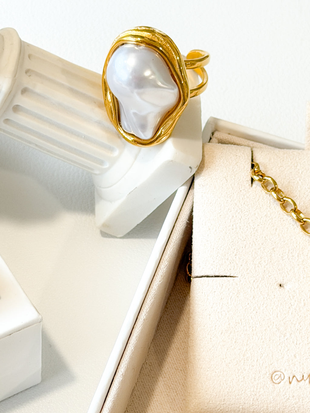Mademoiselle Pearl Ring
