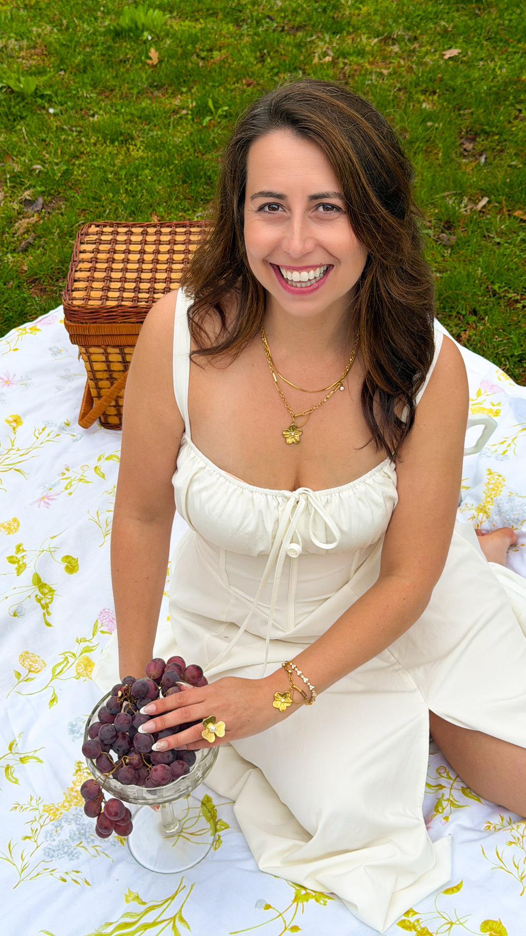 Lindsey Flower Set - Necklace & Bracelet