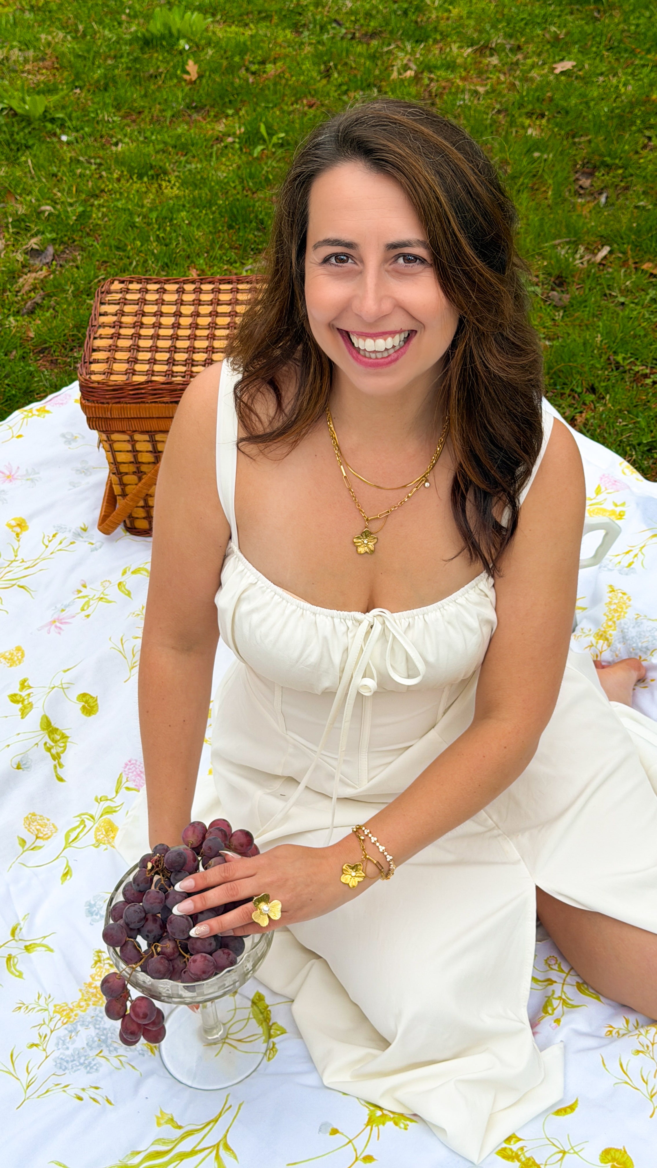 Lindsey Flower Set - Necklace & Bracelet