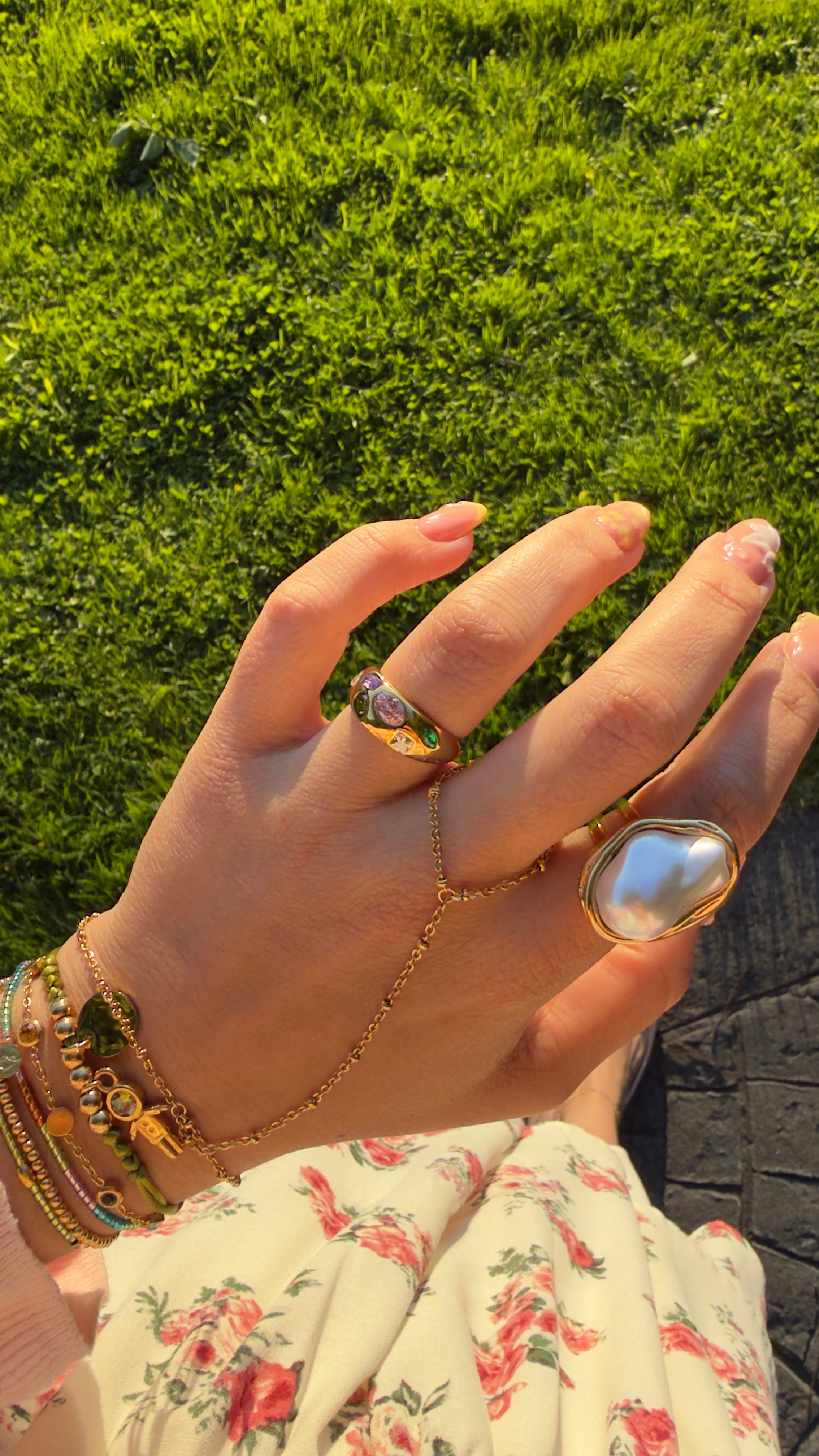 Mademoiselle Pearl Ring