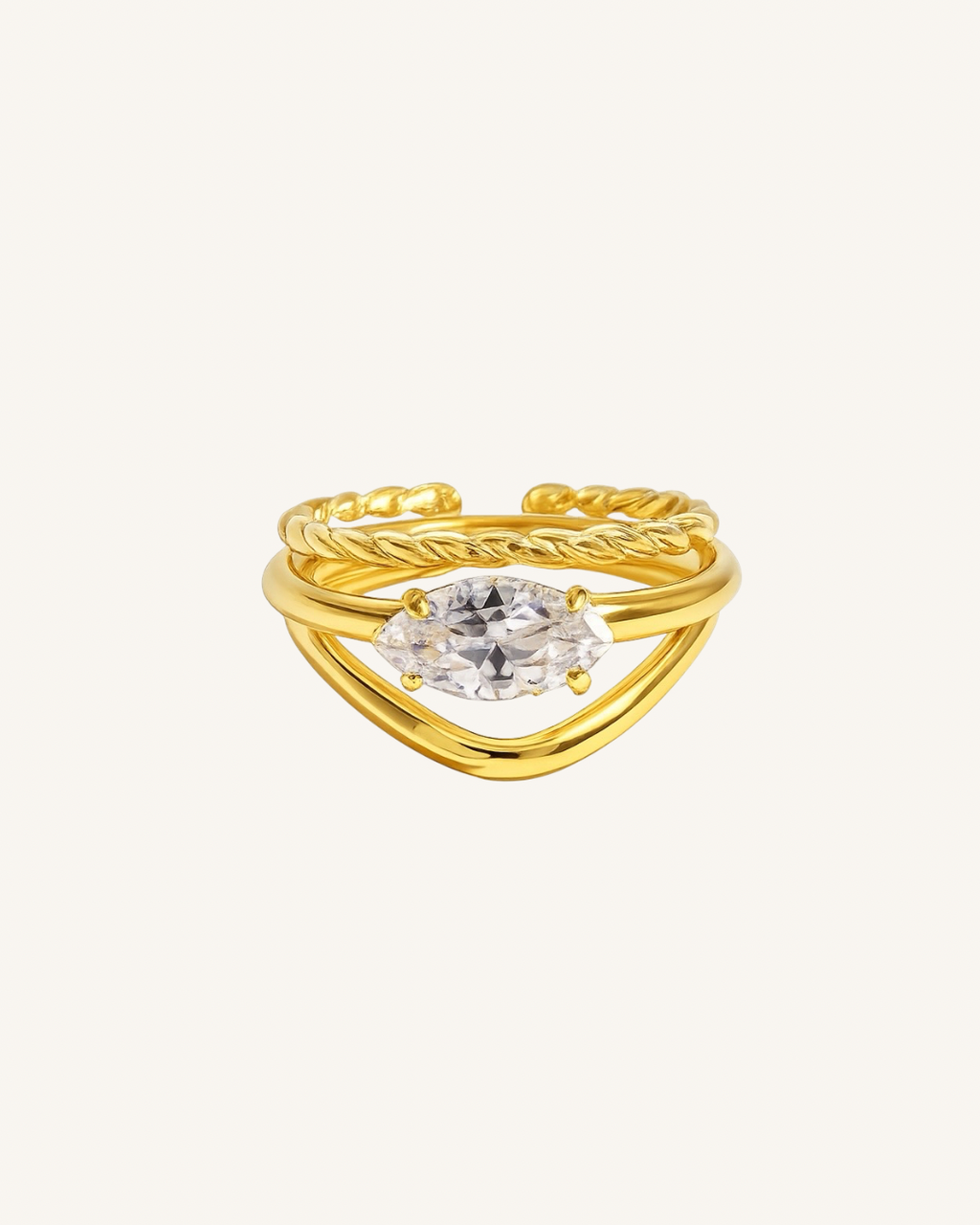 Crystal Gaze Ring